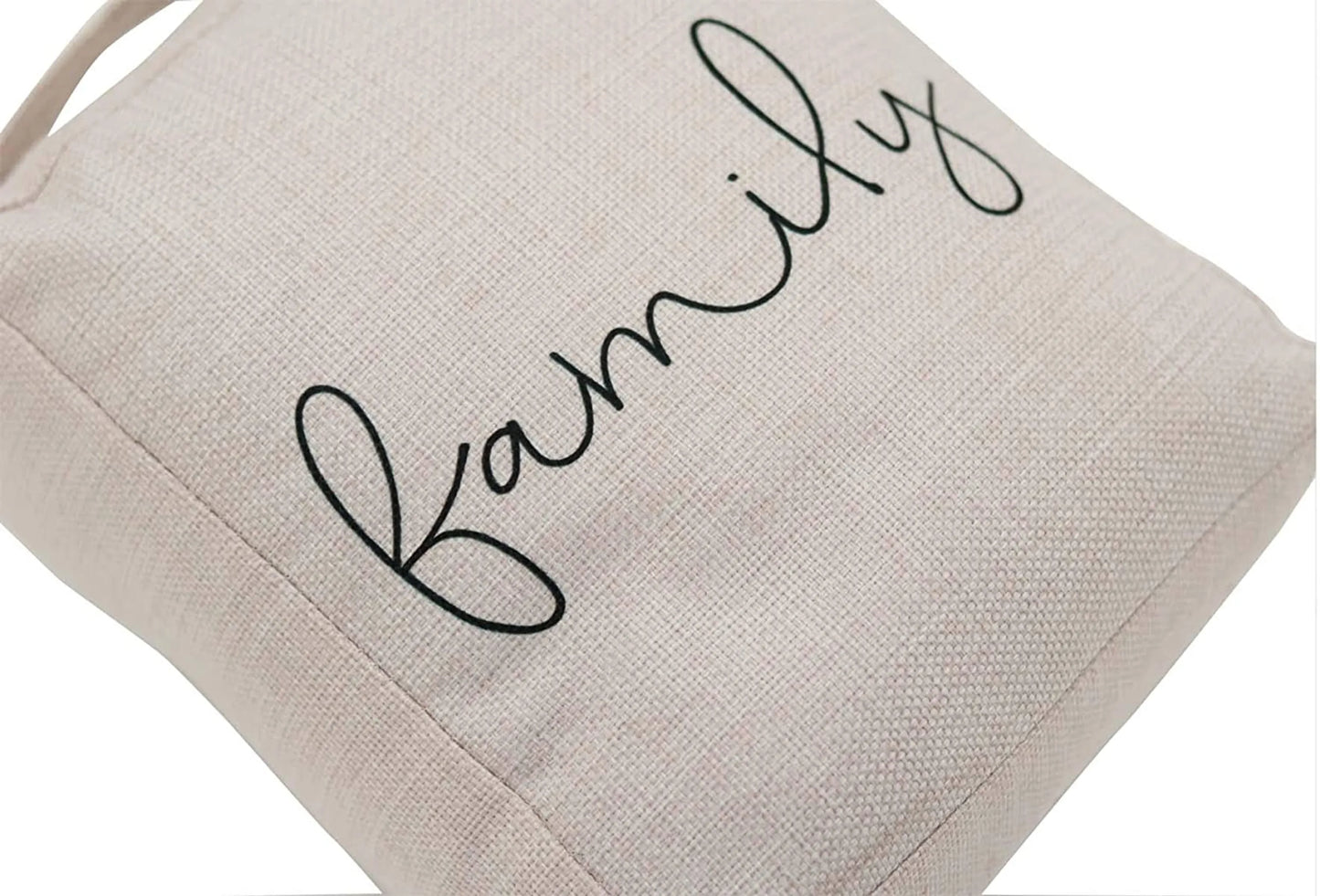 Family Decorative Weighted Fabric Door Stop