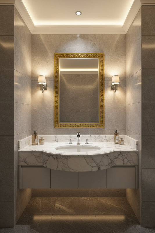 Celia Wall and Vanity Mirror