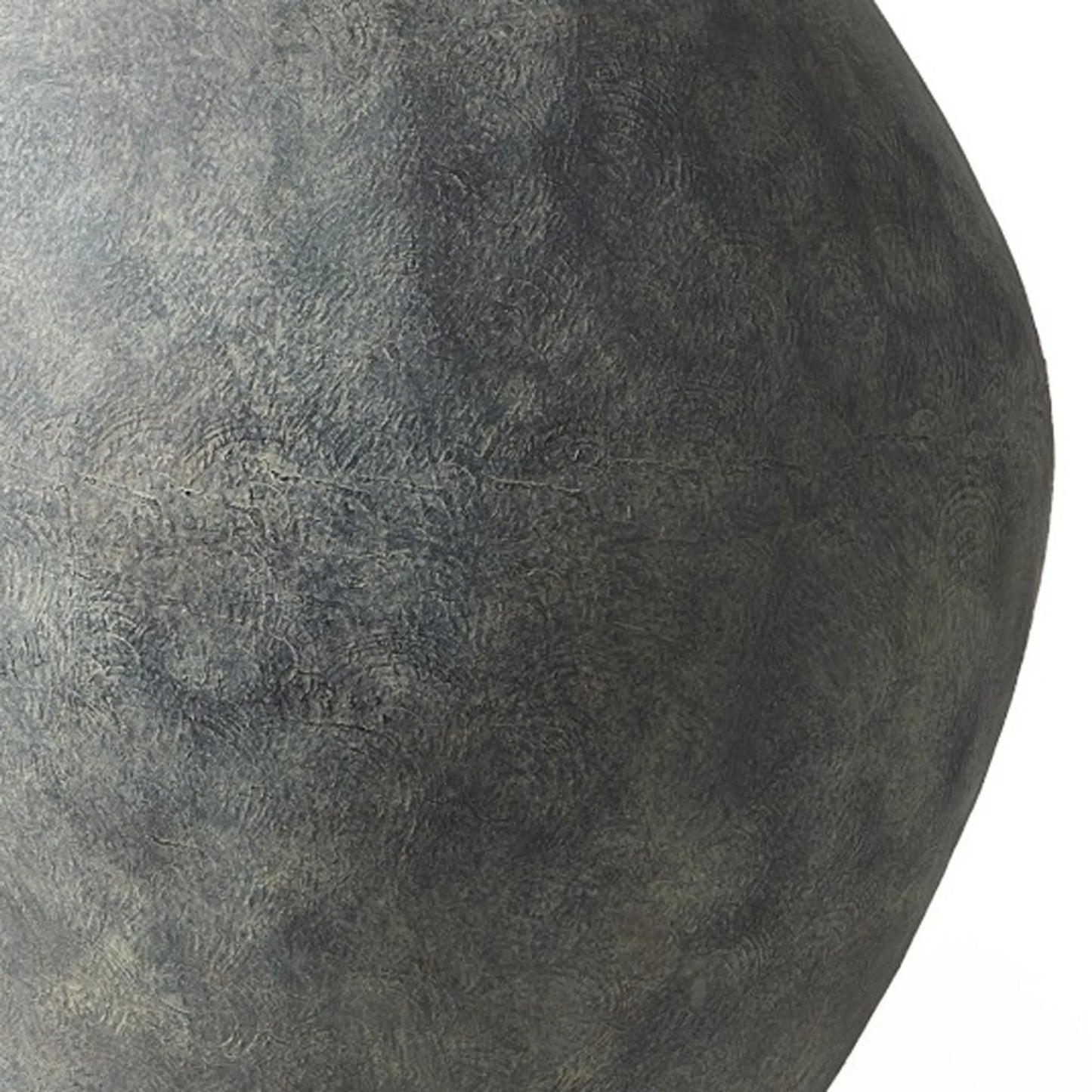 Ceramic Oval Vase, Kyros Gray 28"