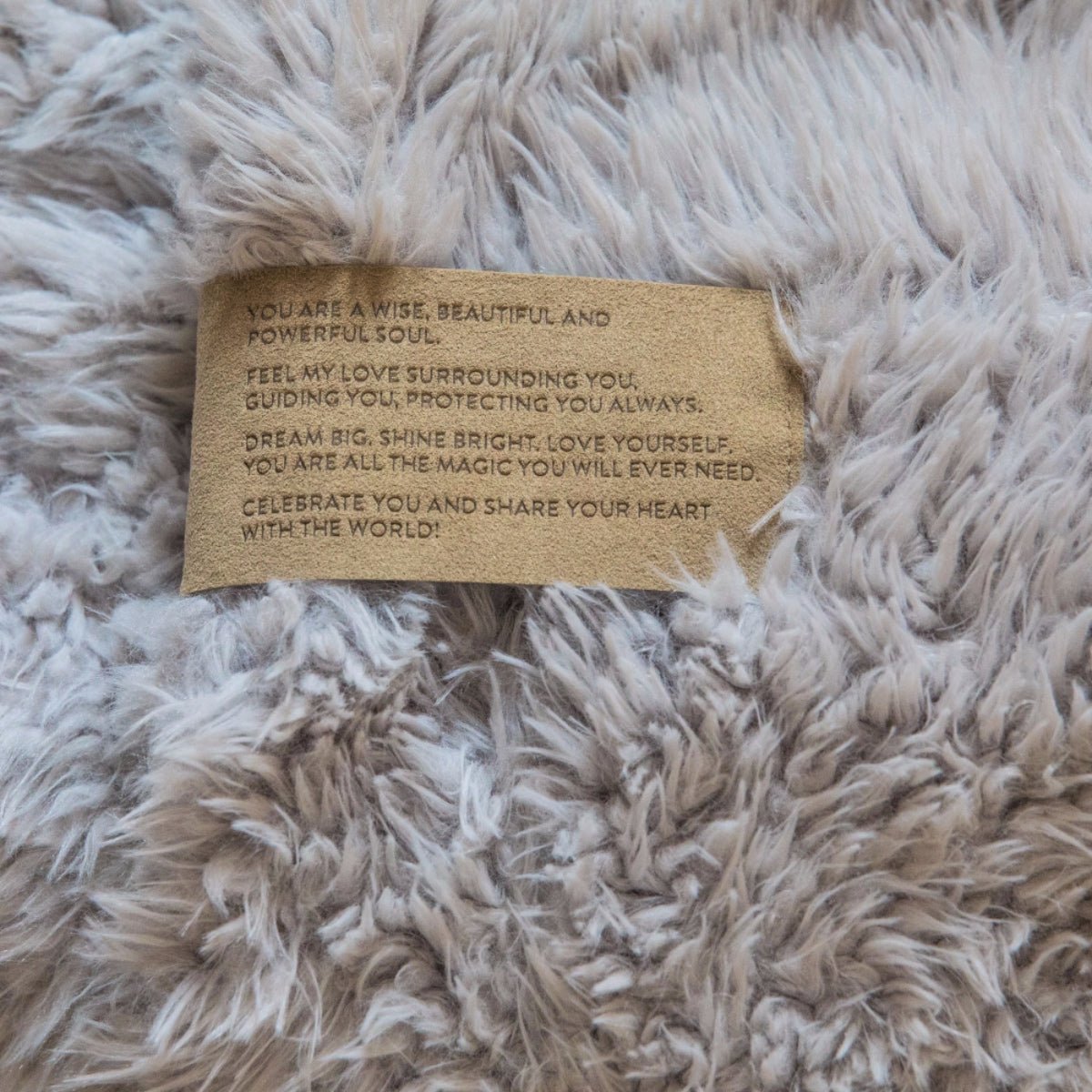 ANGEL PLUSH BLANKET | BIG - SILVER CLOUD - nobiliving.com