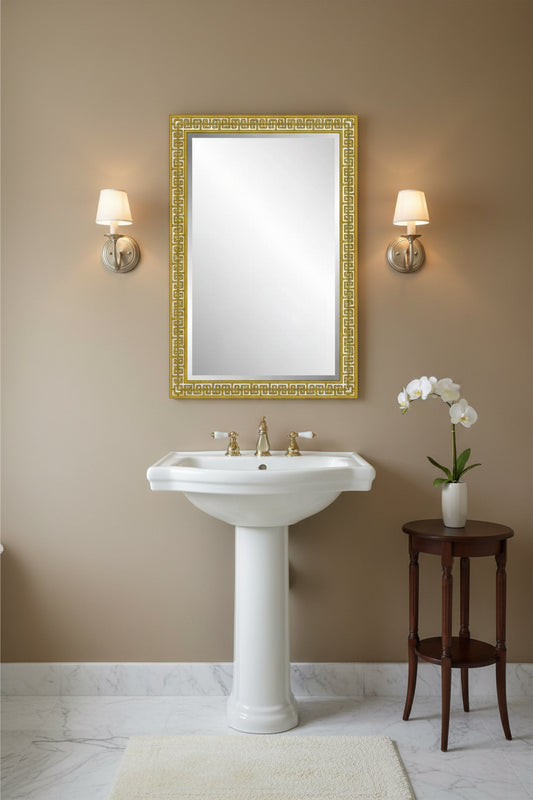 Celia Wall & Vanity Mirror - Silver/Gold