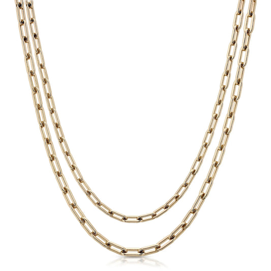 Double Medium Link Mask Chain - Handmade