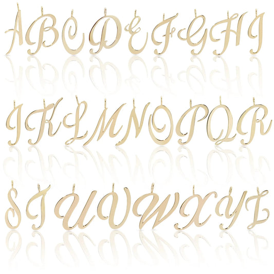 Large Letter Pendants - Handmade