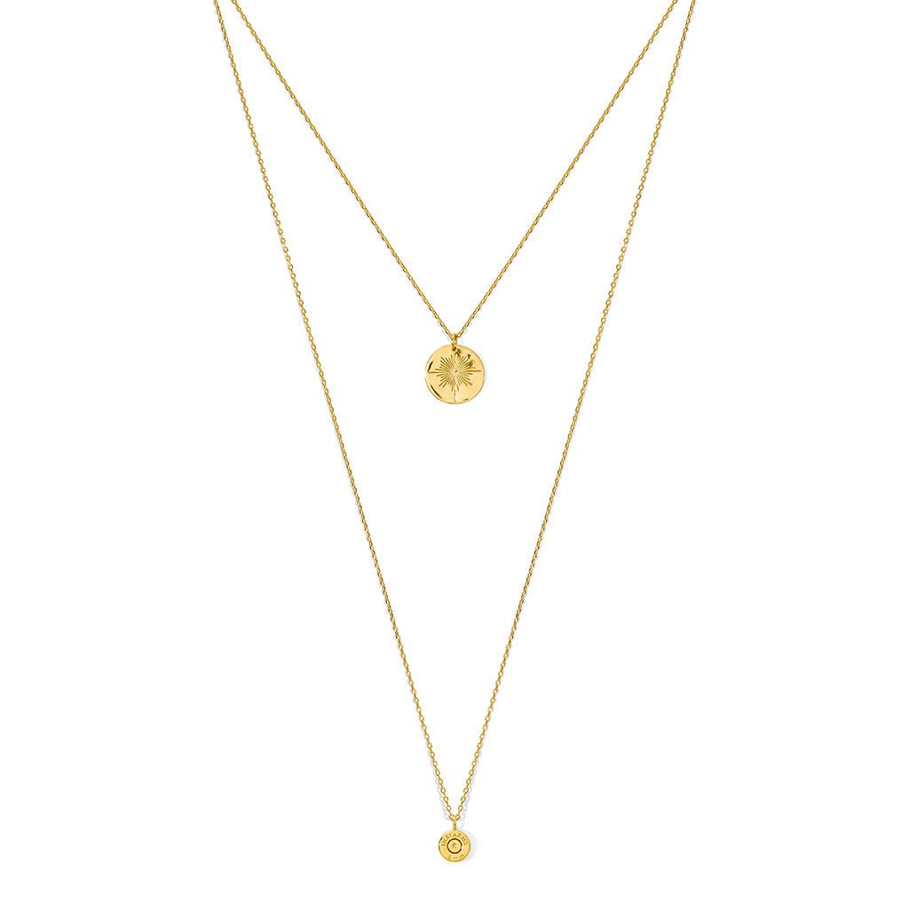Layered North Star Bullet Necklace - nobiliving.com