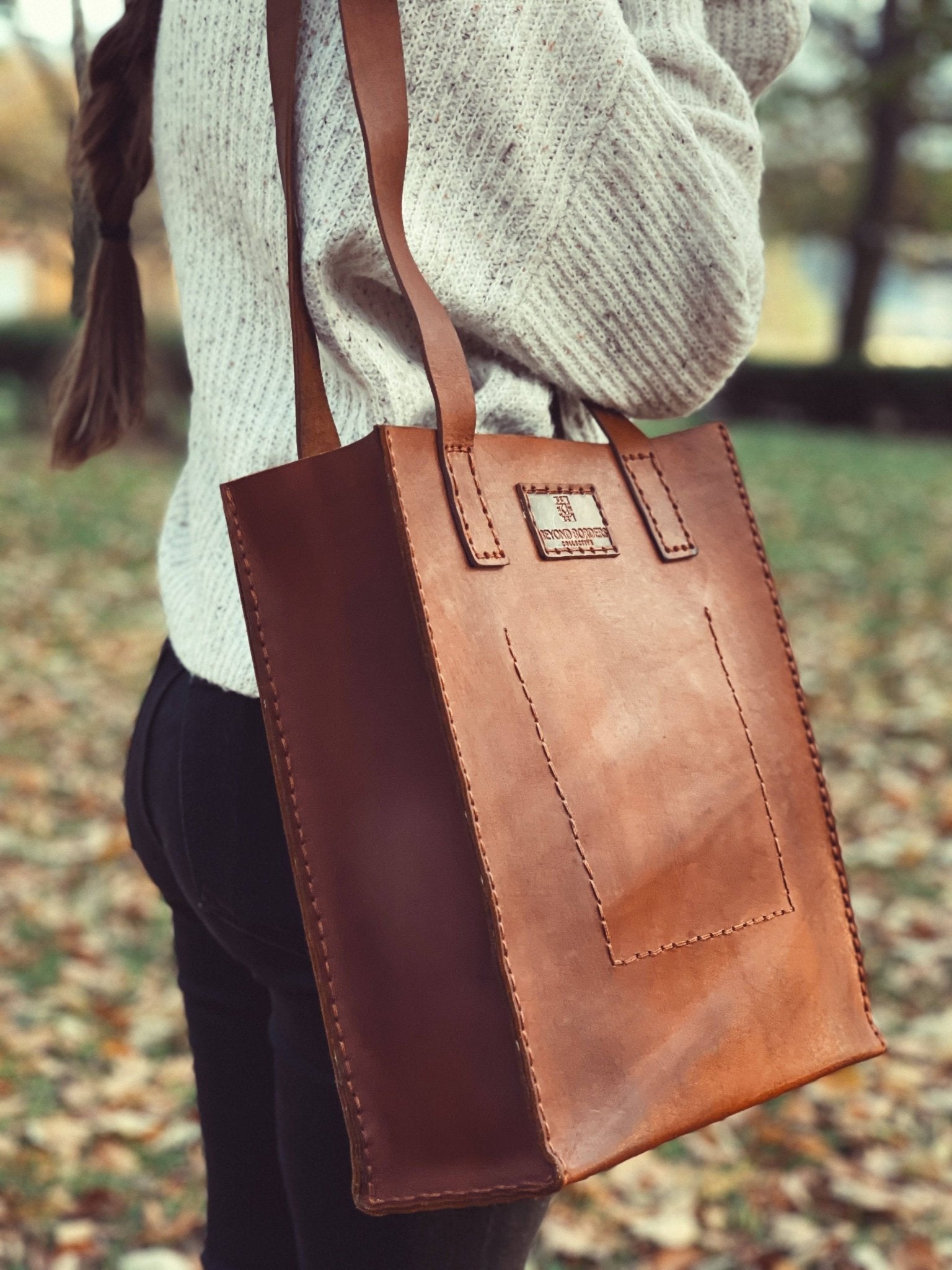 Leather Tote Bag - nobiliving.com