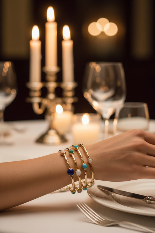 Tribeca Bangle Bracelets Set Of 3
