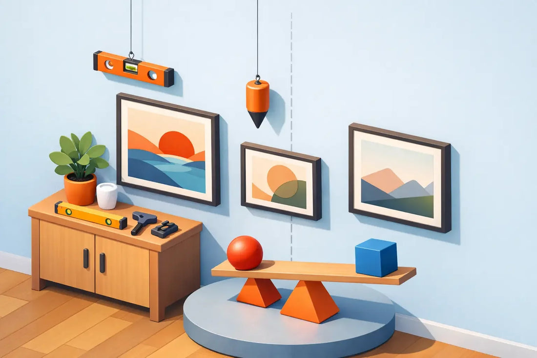 How to Hang Wall Art With Lasting Balance