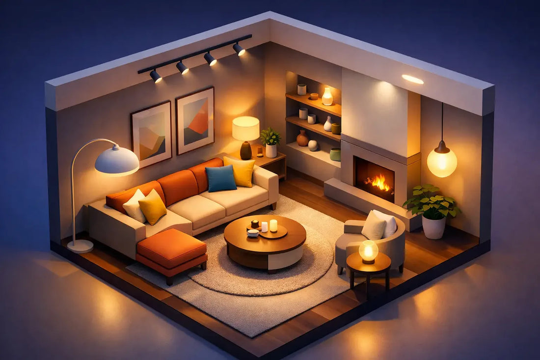 Living Room Lighting Guide for a Layered Home