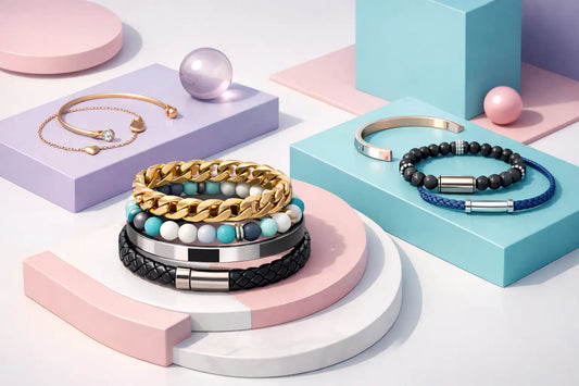 How to Layer Contemporary Bracelets