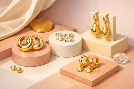 Gold Jewelry for Women Earrings That Last
