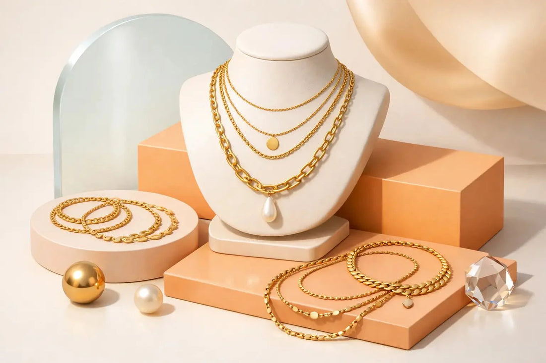 How to Mix Gold Necklaces Without Overdoing It