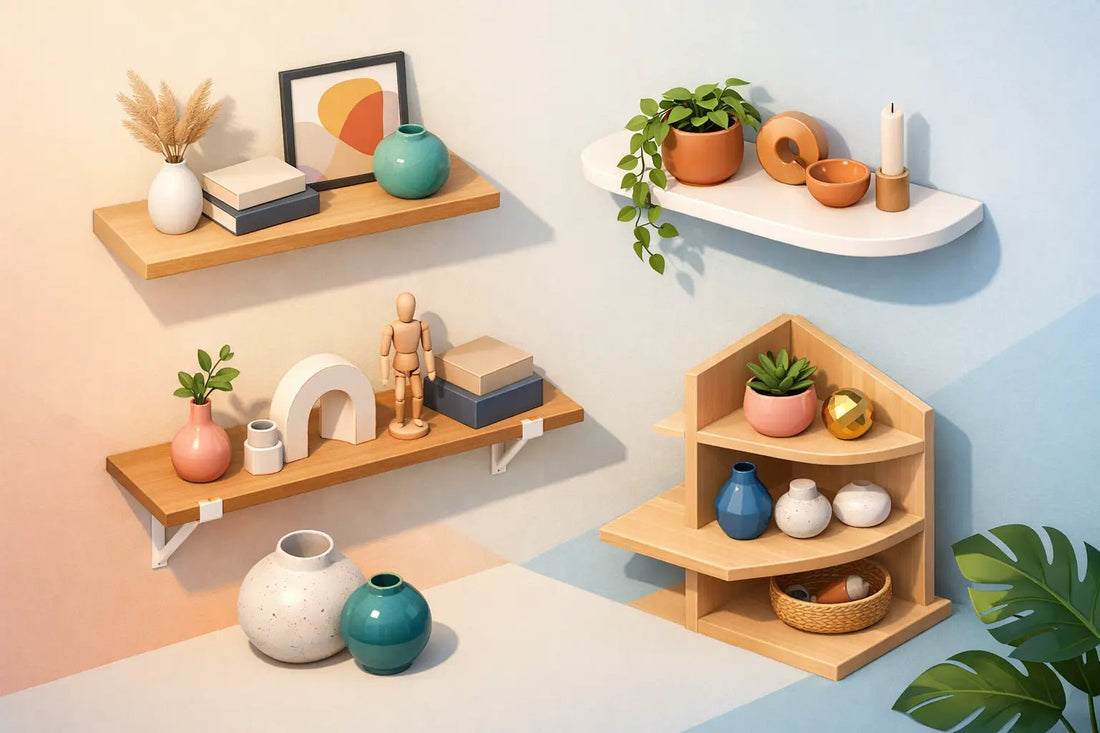 How to Style Decorative Wall Shelves