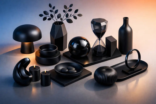 Modern Black Home Decor Accessories Done Right