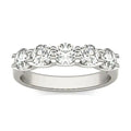 1 1/4 CTW Round Lab Grown Diamond Five Stone Anniversary Band 14K White Gold (G-VS)