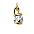 1.00 Ctw Prong Set Round Lab Grown Diamond Pendant