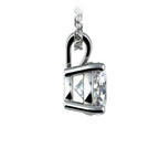 1.00 Ctw Prong Set Round Lab Grown Diamond Pendant