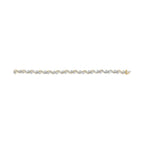 10k Yellow Gold 3.00 Ctw Round-Cut and Baguette-Cut Bracelet