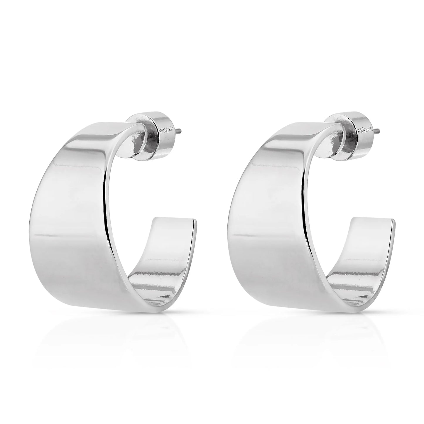 Theo Hoops - Tapered Brass Hoops