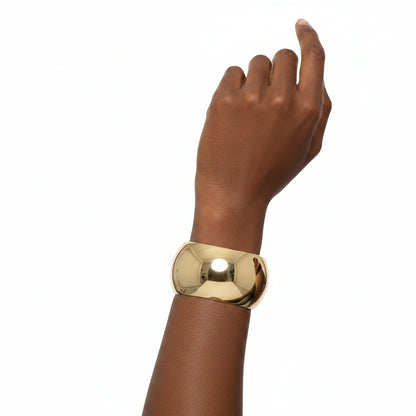 Domed Bangle Bracelet - Handmade