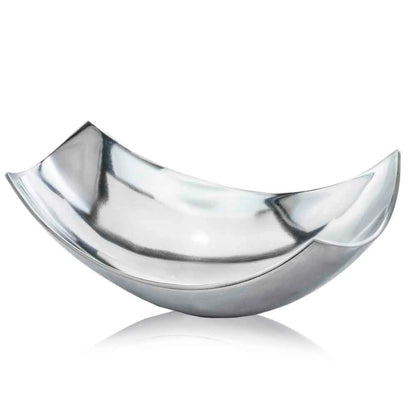 Cucha Large Scoop Bowl/Silver
