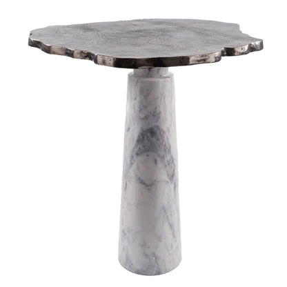 Poste Marble Column End Table is a standout piece for any room