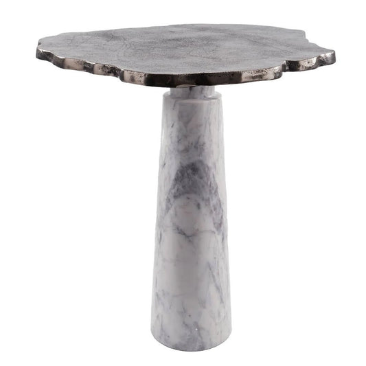 Poste Marble Column End Table is a standout piece for any room