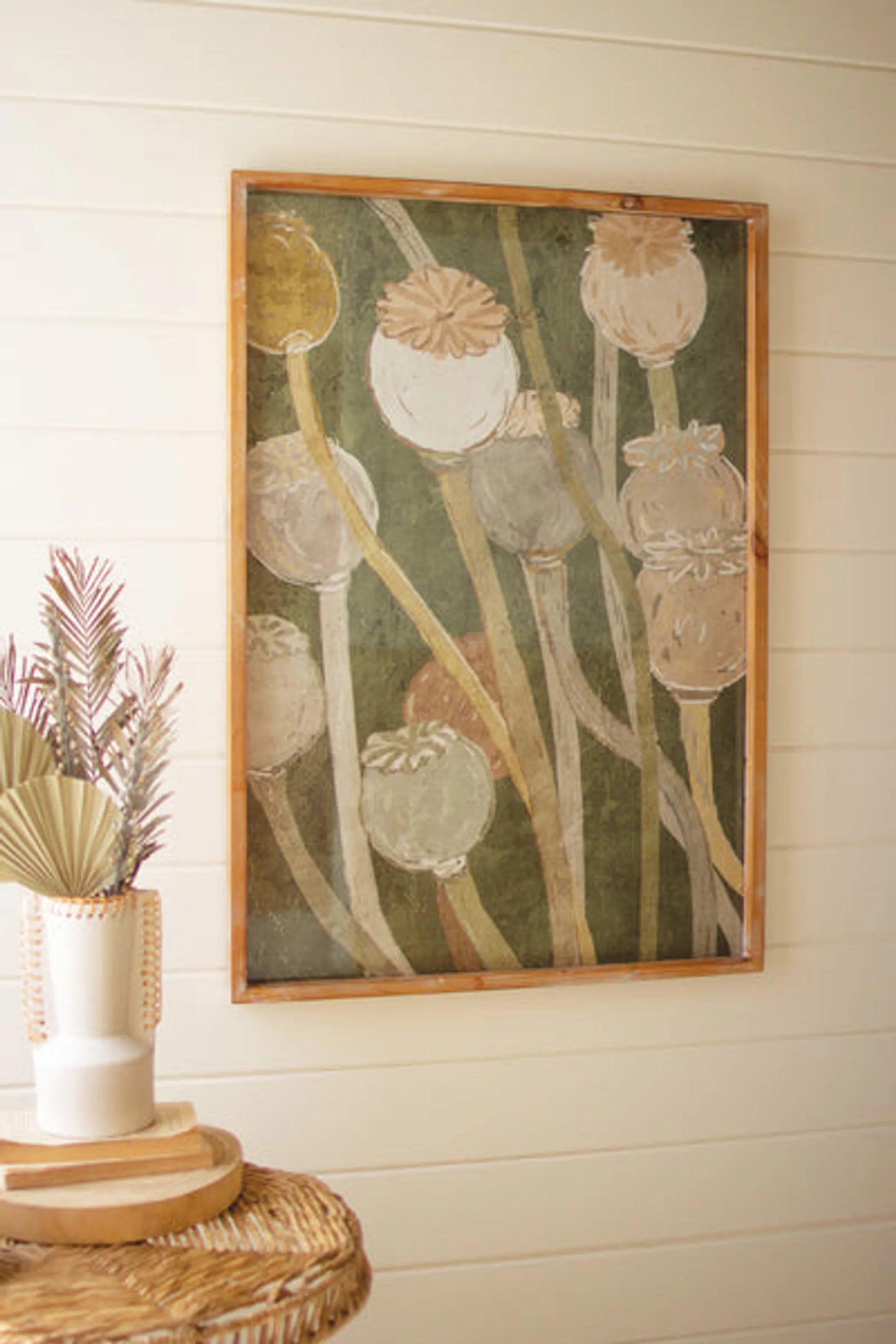 Poppy Print Under Glass - a statement piece