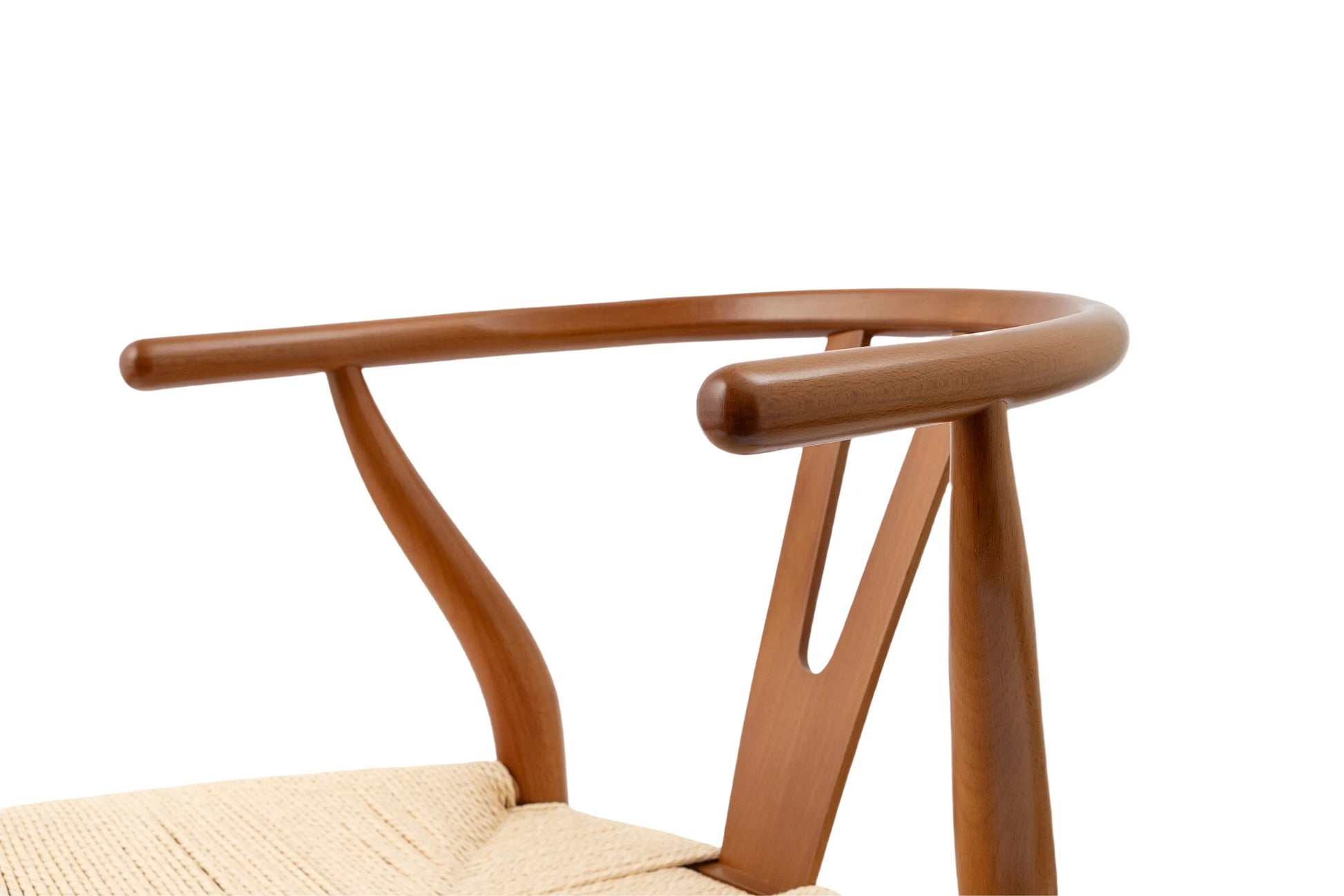 Boho Solid Wood Chairs showing upper construction