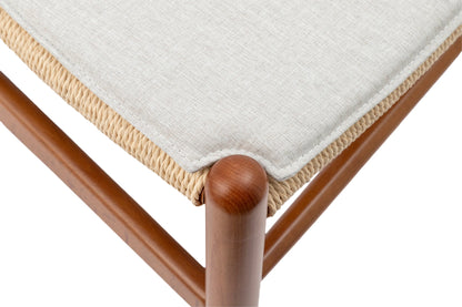 Boho Solid Wood Chairs showing seat joinery