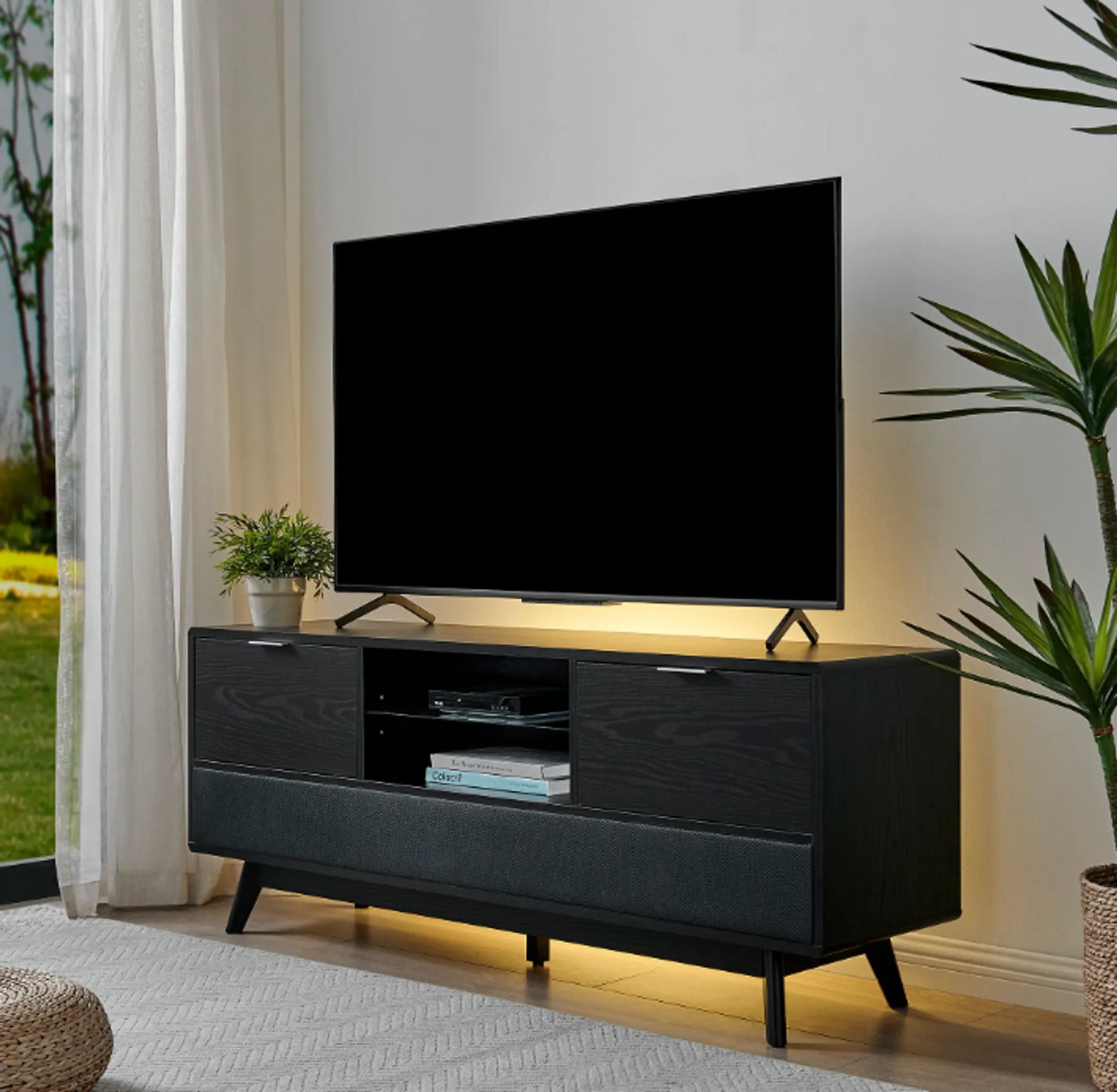 Larsen TV Stand with Built-in Audio System by Koble