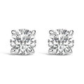 14K Gold 1/2 Cttw Lab Grown Diamond Solitaire Stud Earrings - Nobiliving