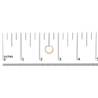 14K Rose Gold 1/5 CTW Diamond Huggie Hoop Earrings - Nobiliving