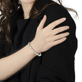 14K Two - Tone Gold Princess and Baguette-Cut Diamond Link Bracelet (3.00 cttw, H - I Color, SI1 - SI2 Clarity) - Nobiliving