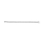 14K White Gold 2 Carat Diamond Halo Link Tennis Bracelet