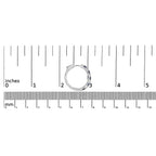 14K White Gold 4x3mm Oval Blue Sapphire and 1/4 Cttw Diamond Alternating Hoop Earrings - Nobiliving