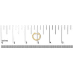 14K Yellow Gold 1/3 Cttw Diamond Criss Cross Huggie Hoop Earrings (G-H Color, SI2-I1 Clarity)