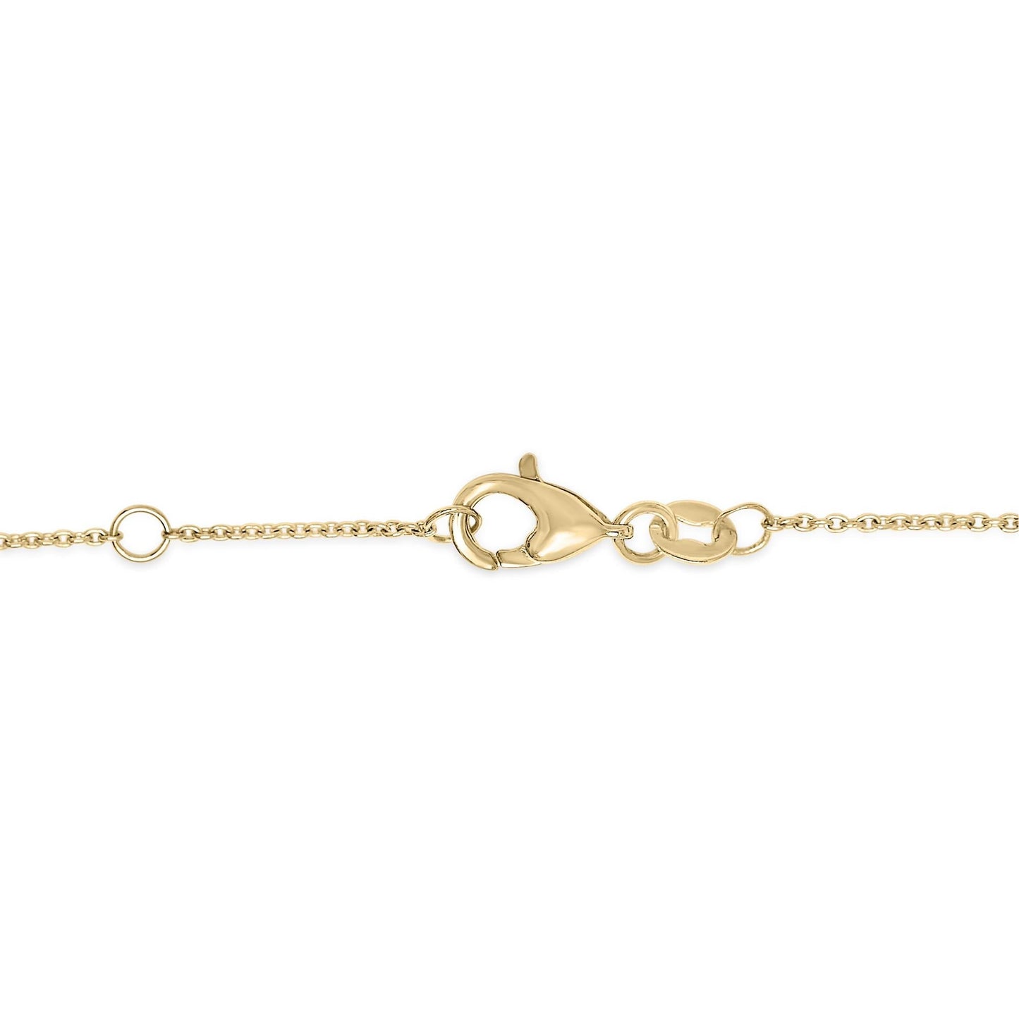 14K Yellow Gold Alternating Green Emerald and Diamond Bezel Station Chain Bracelet - Nobiliving