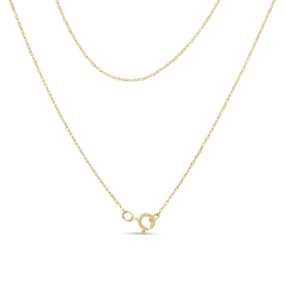 14K Yellow Gold Plated .925 Sterling Silver 1/4 Cttw Round and Baguette-Cut Diamond Composite Heart Necklace - Nobiliving