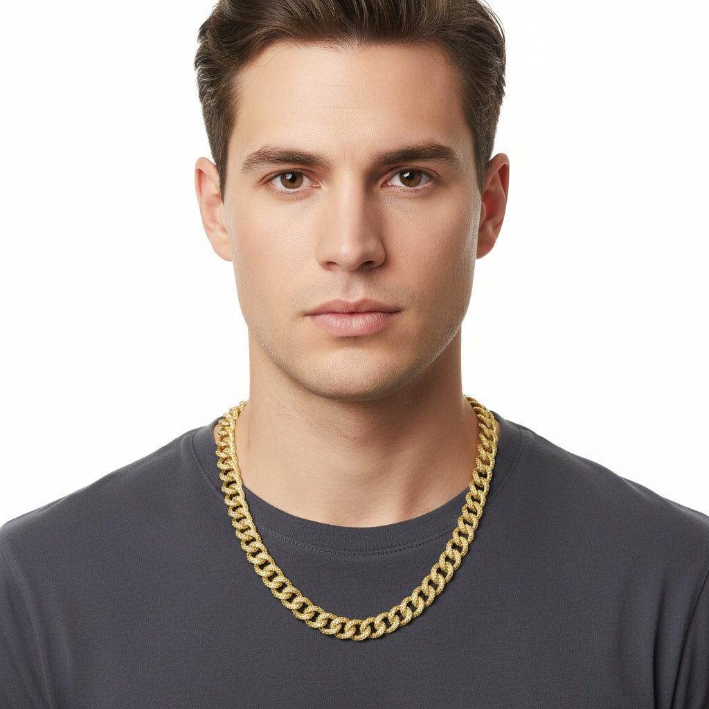 Collette Z Gold Overlay Thick Chain Necklace