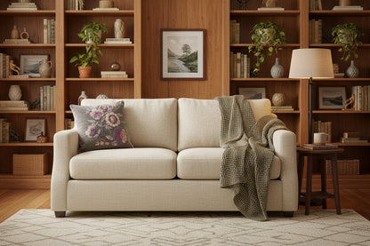 Parkland Collection Penelope Transitional Beige Pillow Cover With Poly Insert