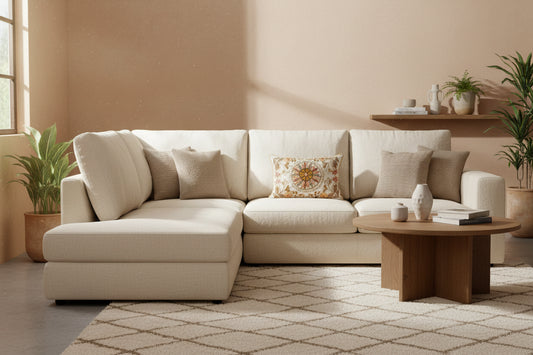 Parkland Collection Maggie Accent Beige Pillow Cover With Poly Insert