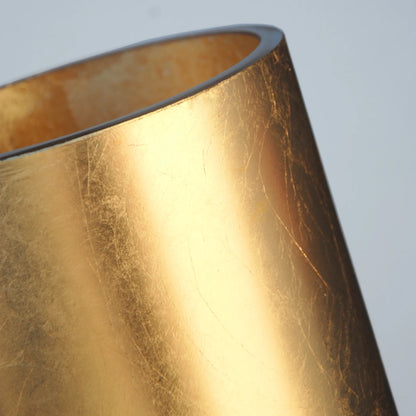 GILT Gilded Glass 26" Floor Vase