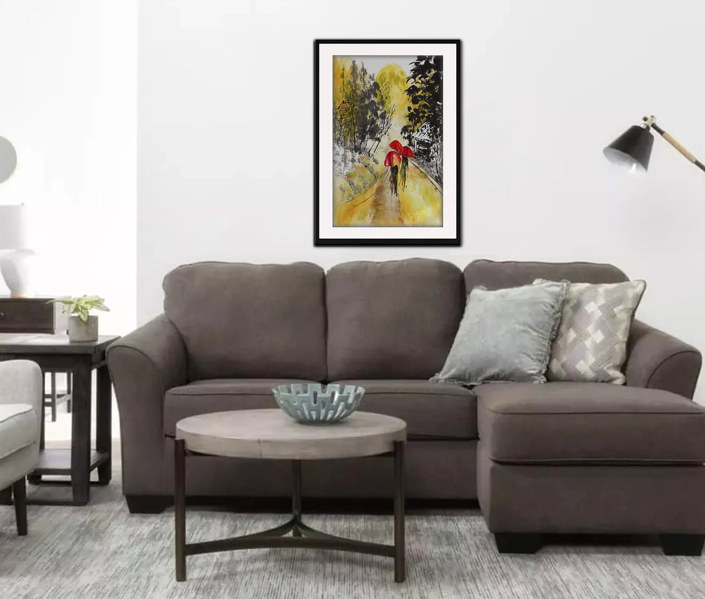 Walking Art Print - Color: Multi | Pack Of: 1