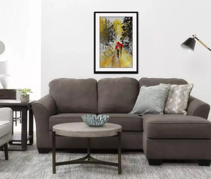 Walking Art Print - Color: Multi | Pack Of: 1