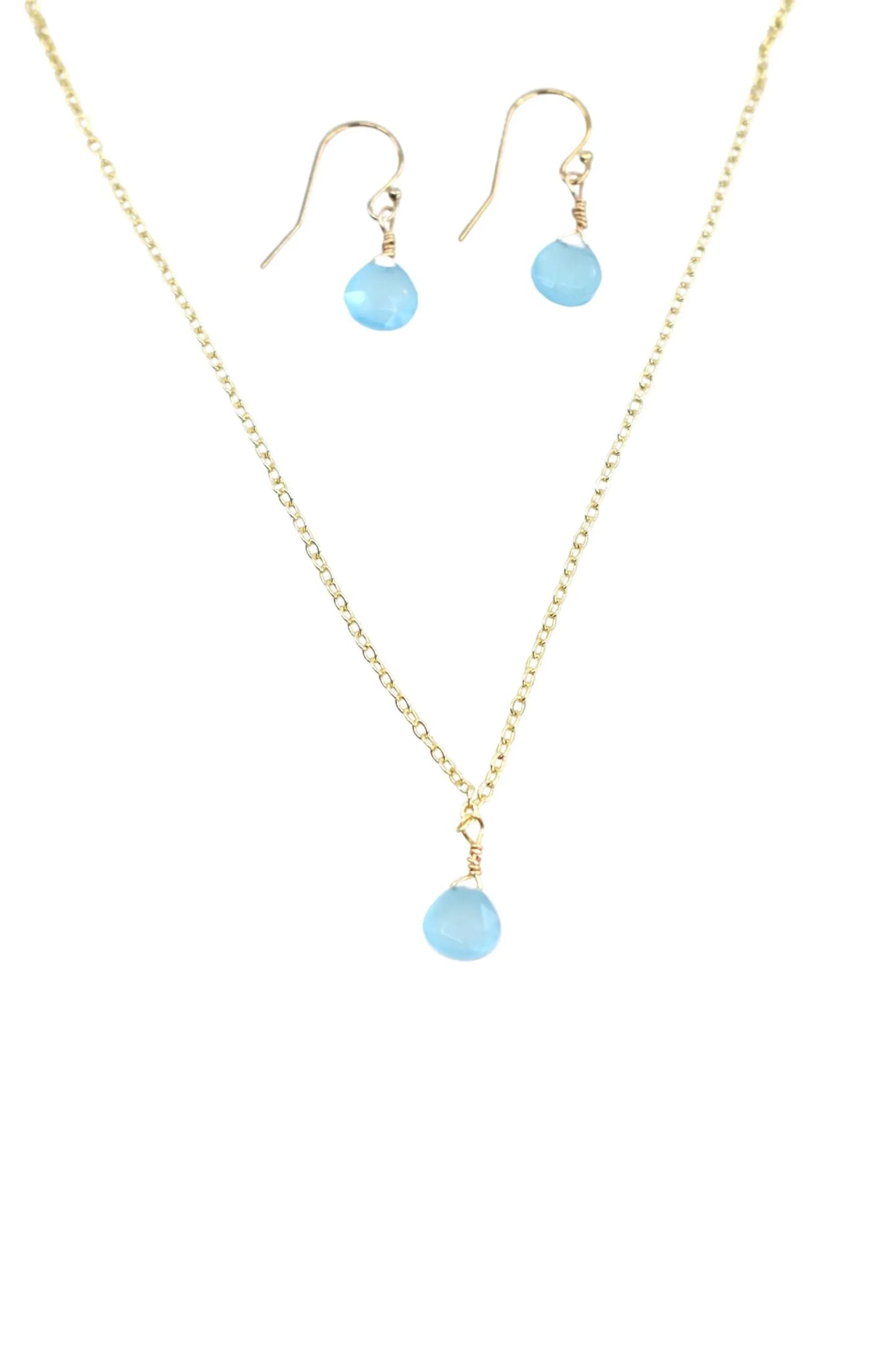 The Bailey Set in Aquamarine and Vermeil offering both durability and a luxurious finish