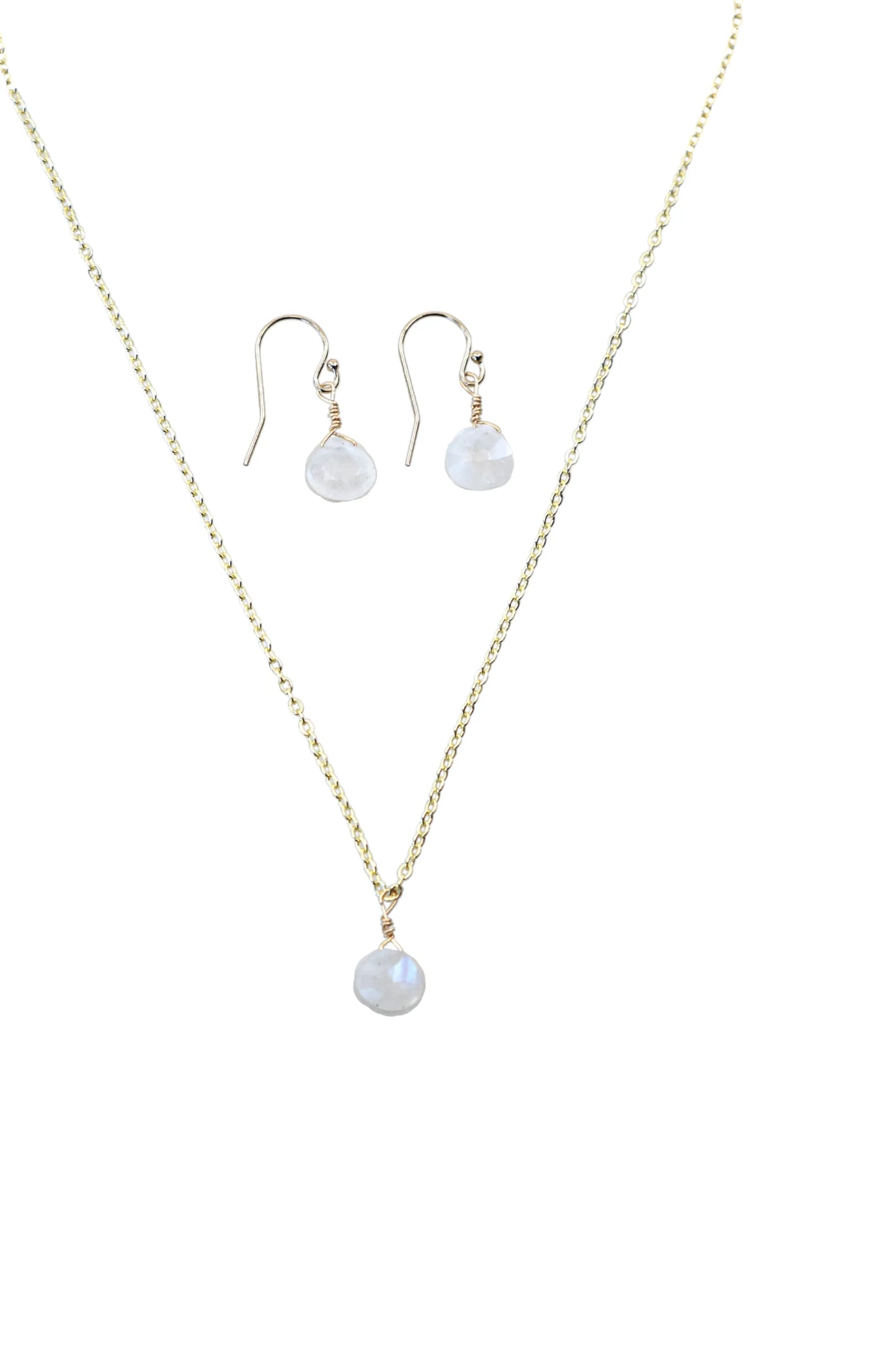 The Bailey Set in Aquamarine and Vermeil - it’s a sweet, sophisticated pairing