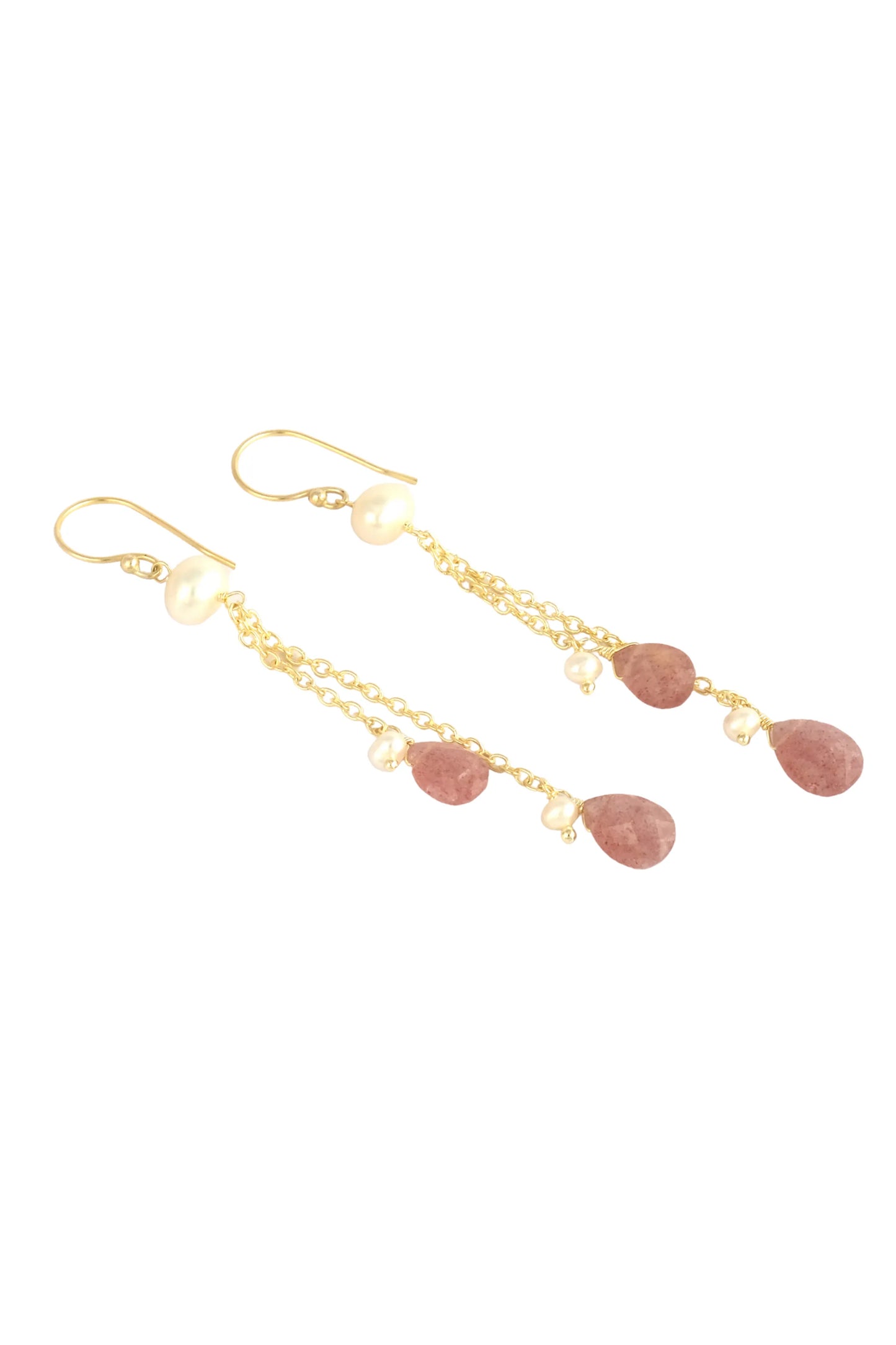Gold Dangle Earrings - Hypoallergenic