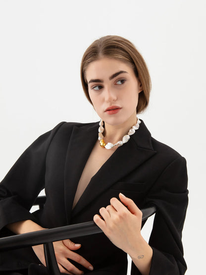 Carrie Pearl Necklace - Baroque pearls