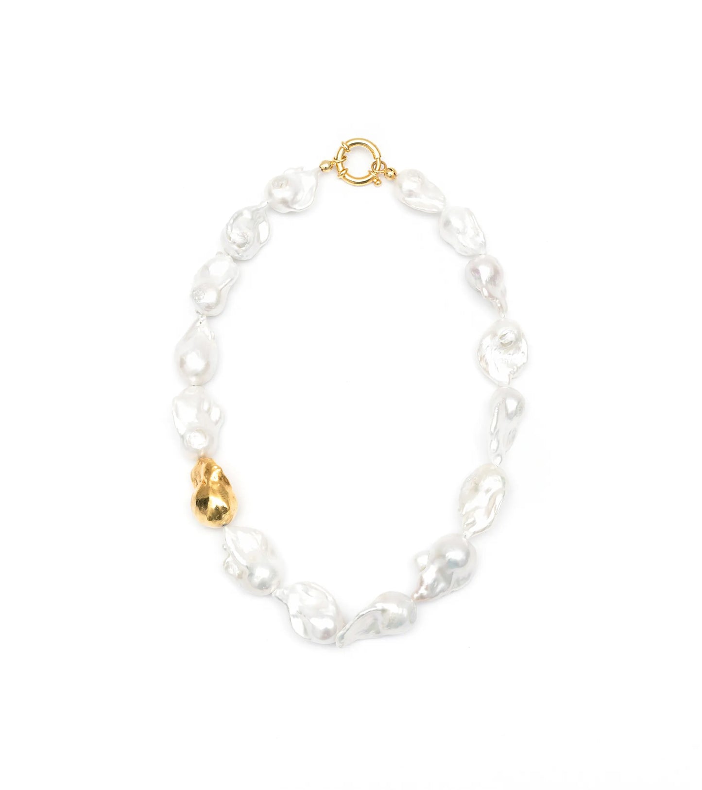Carrie Pearl Necklace - Baroque pearls
