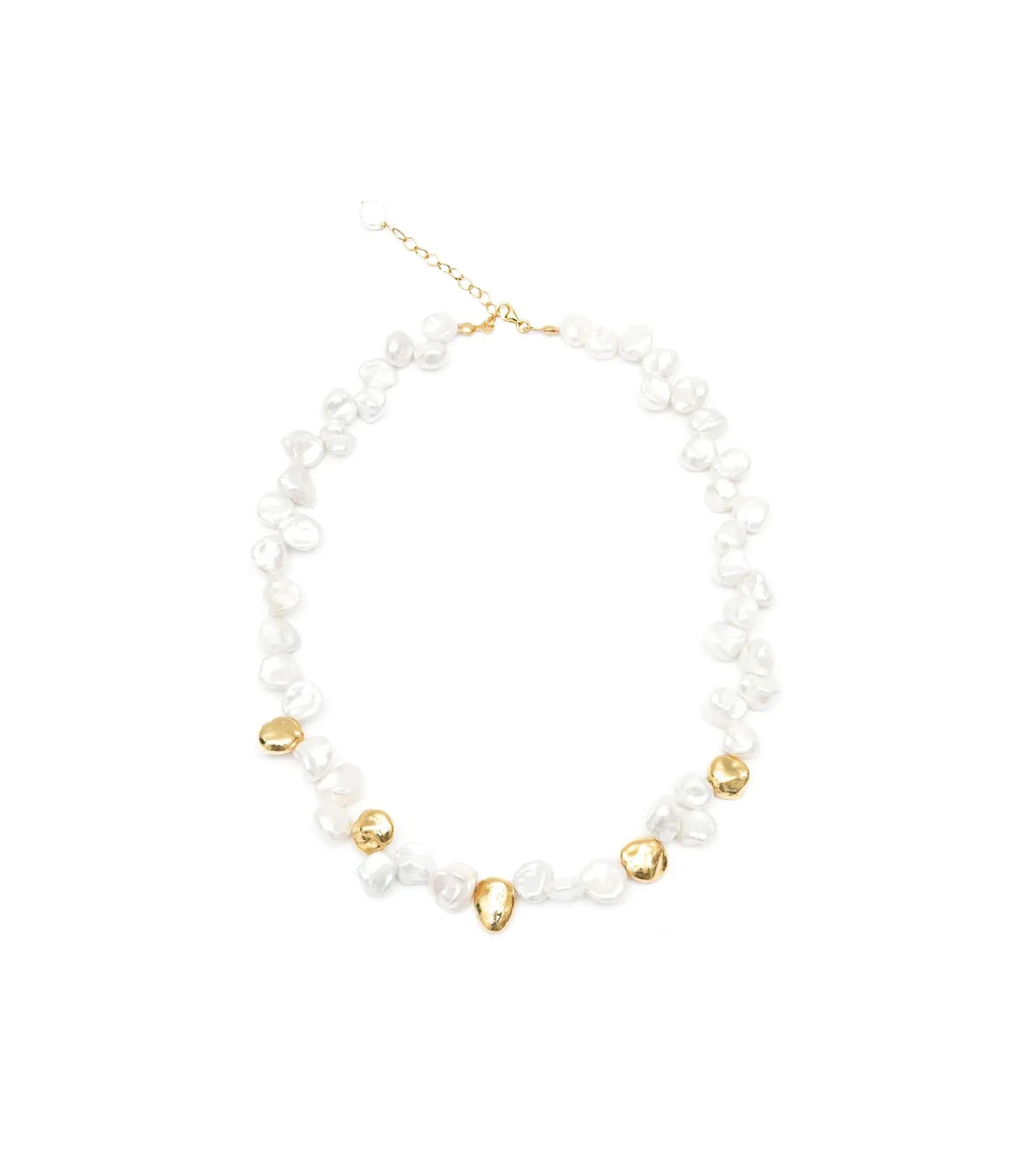 Maia Pearl Necklace - Gold-Plated Sterling Silver